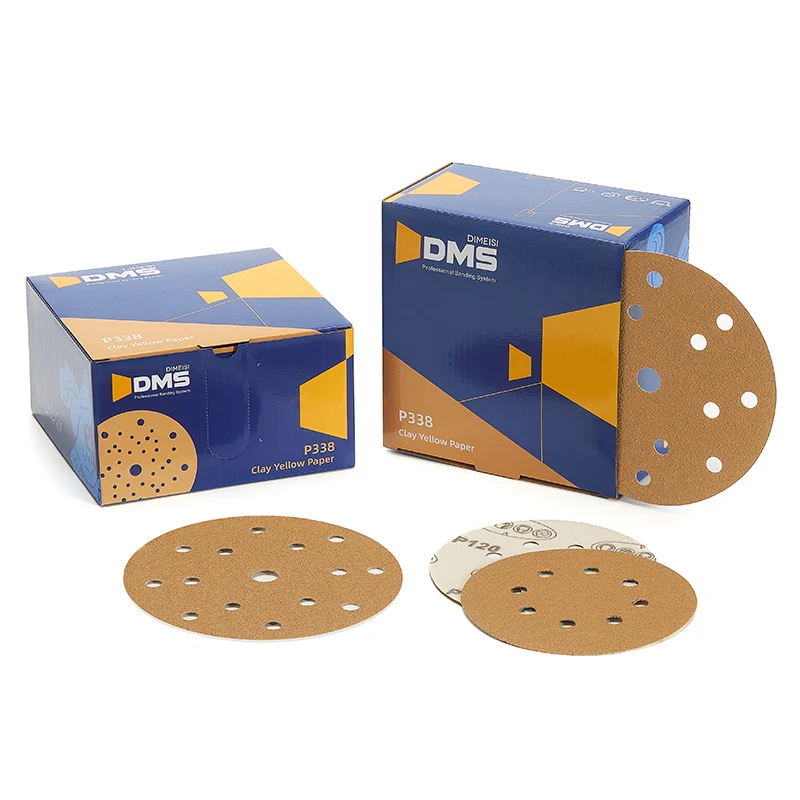 Giấy nhám màu vàng đất sét